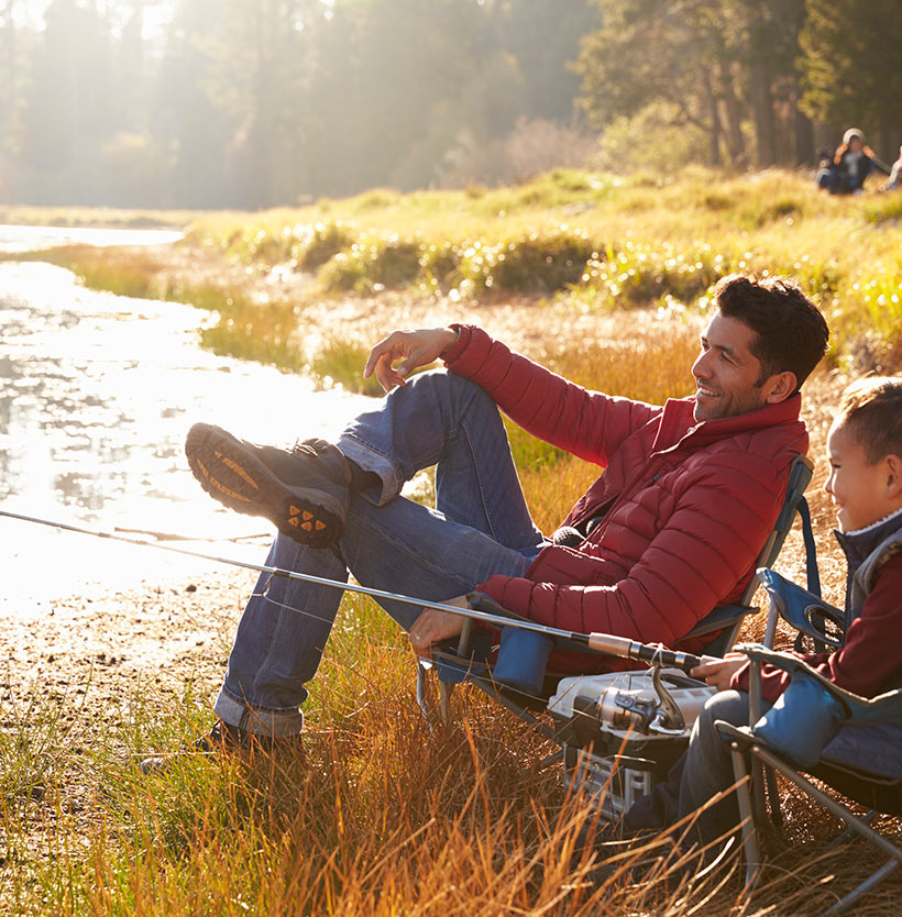 Fishing at Yukon Getaway Resort near Mayo