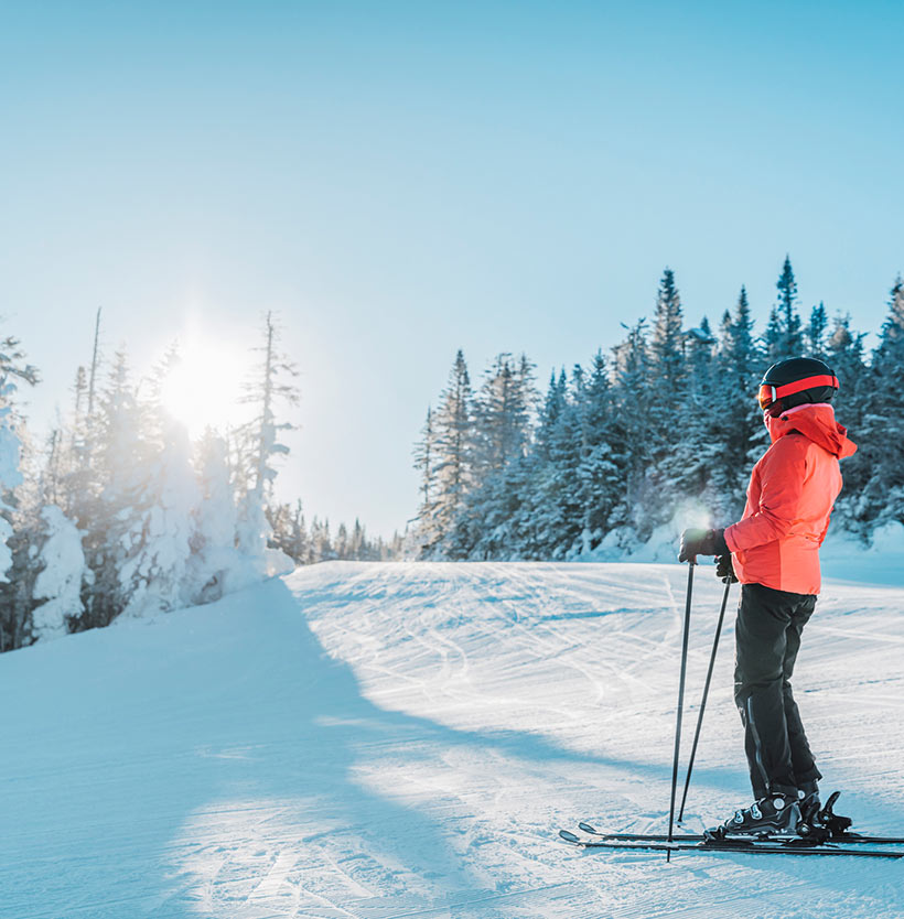 Skiing near Mayo, Yukon