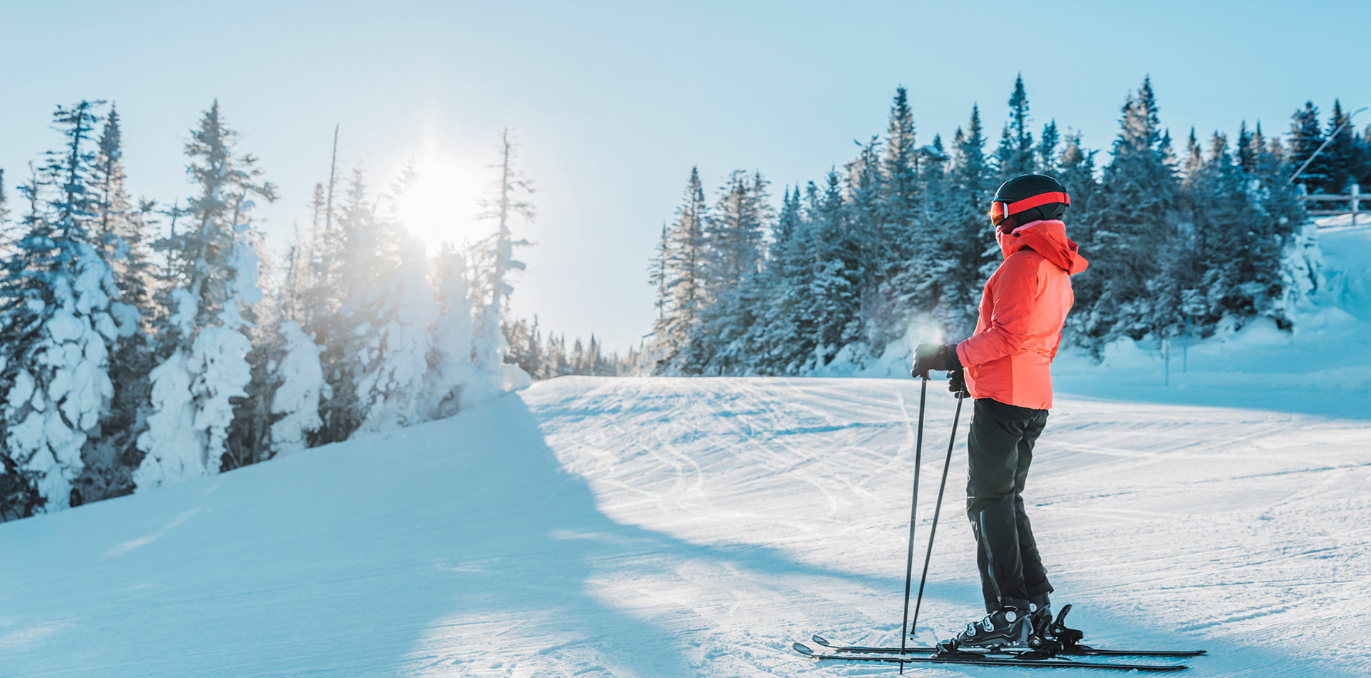 Skiing near Mayo, Yukon
