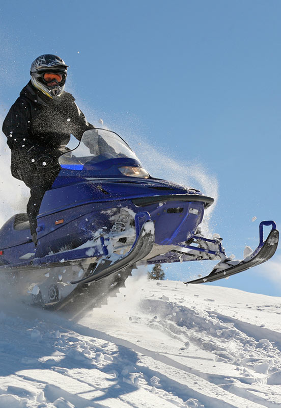 Winter activities near Mayo Yukon — snowmobiling and Northern Lights